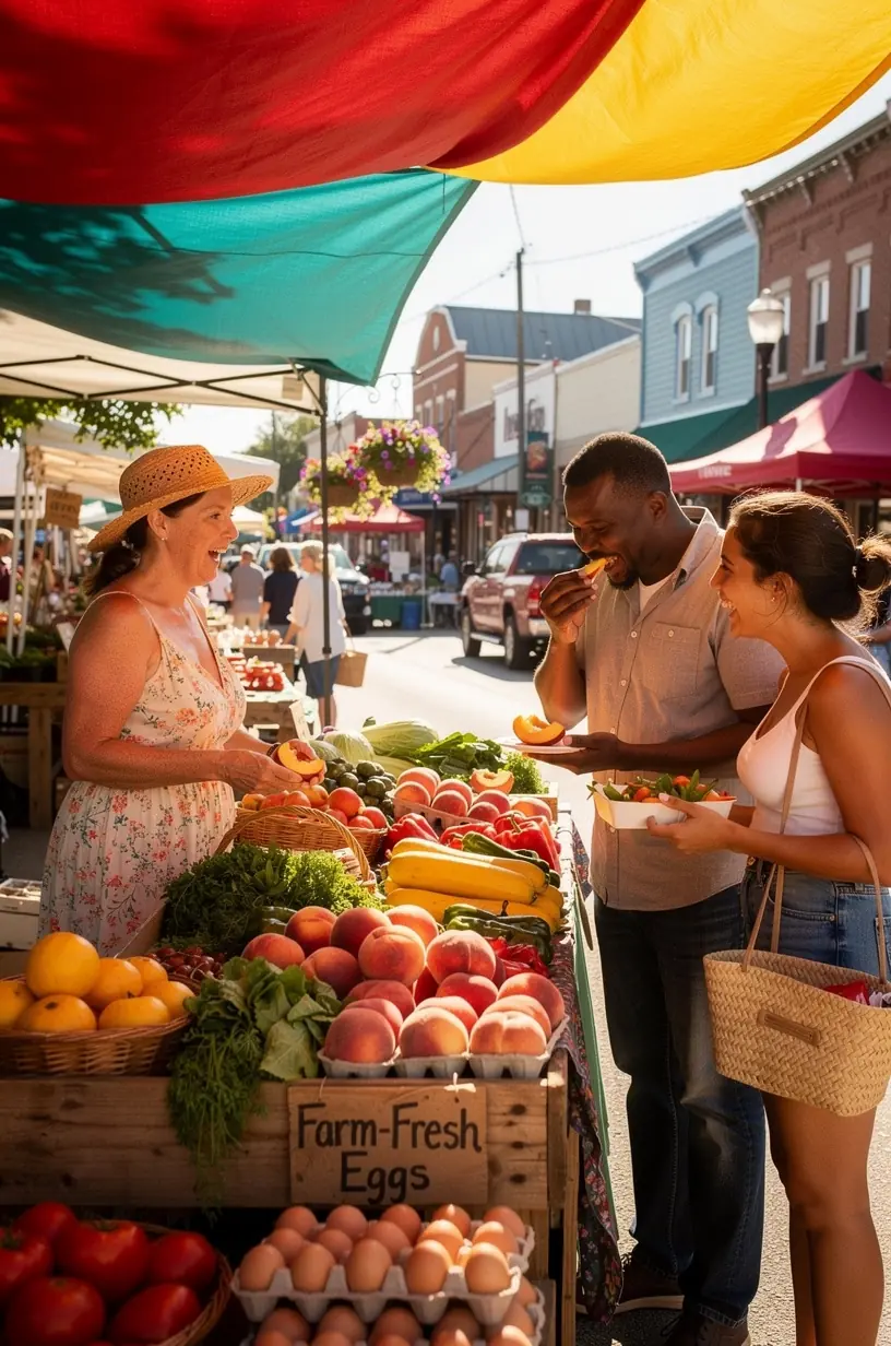 Кулинарный мастер-класс по приготовлению традиционных американских блюд с использованием свежих фермерских продуктов.